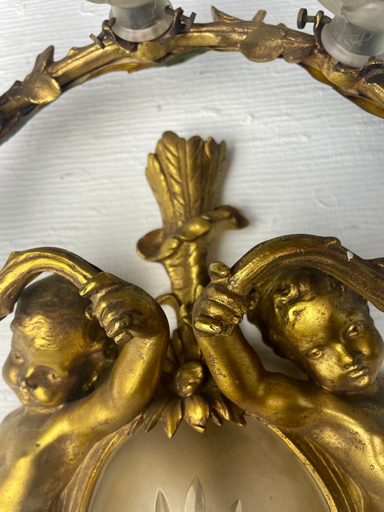 Wandlamp - Verguld messing #4.3