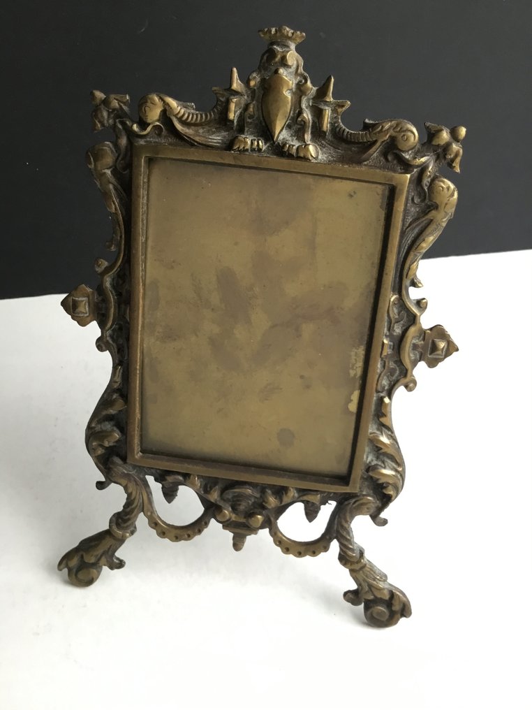 Bildram- Markering 11 80 - Patinerat brons - Underbar gotisk konst #4.3