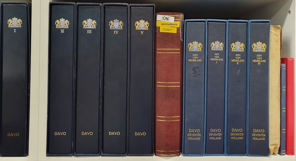 Olanda 1852/2001 - Colecție bine aprovizionată în 13 albume și cărți de inventar #1.0