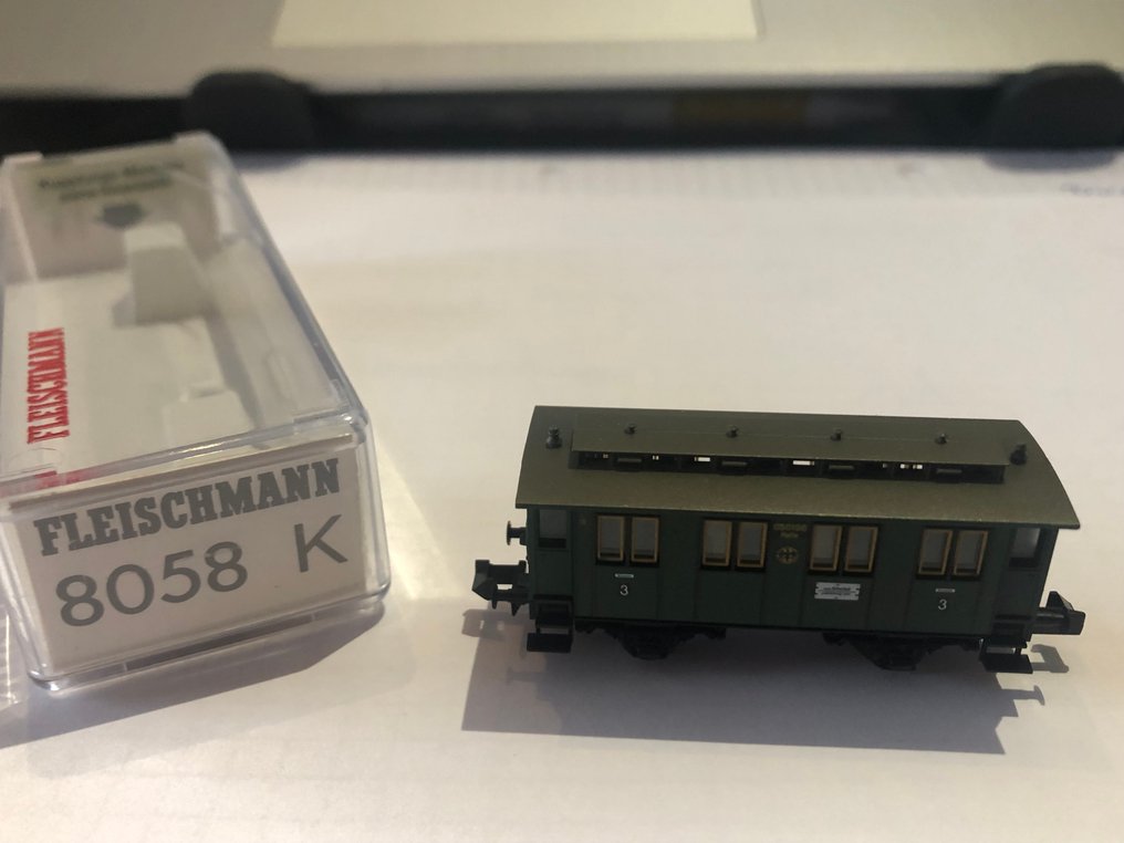 Fleischmann N - 8058k, 8765k, 8766k, 8767k, 8059k - Personvagn för modelltåg (5) - 5 passagerarvagnar - DB #4.3