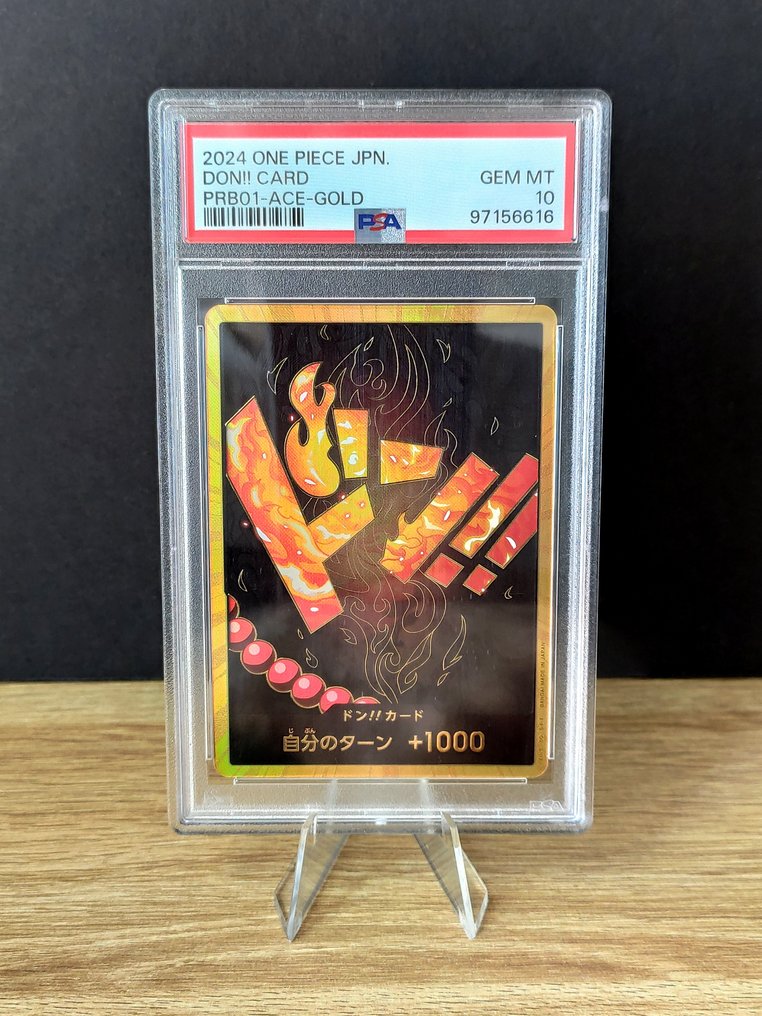 One Piece PRB01 - Don!! Card - Portgas Ace V3 Gold Graded card - PSA 10 #1.0