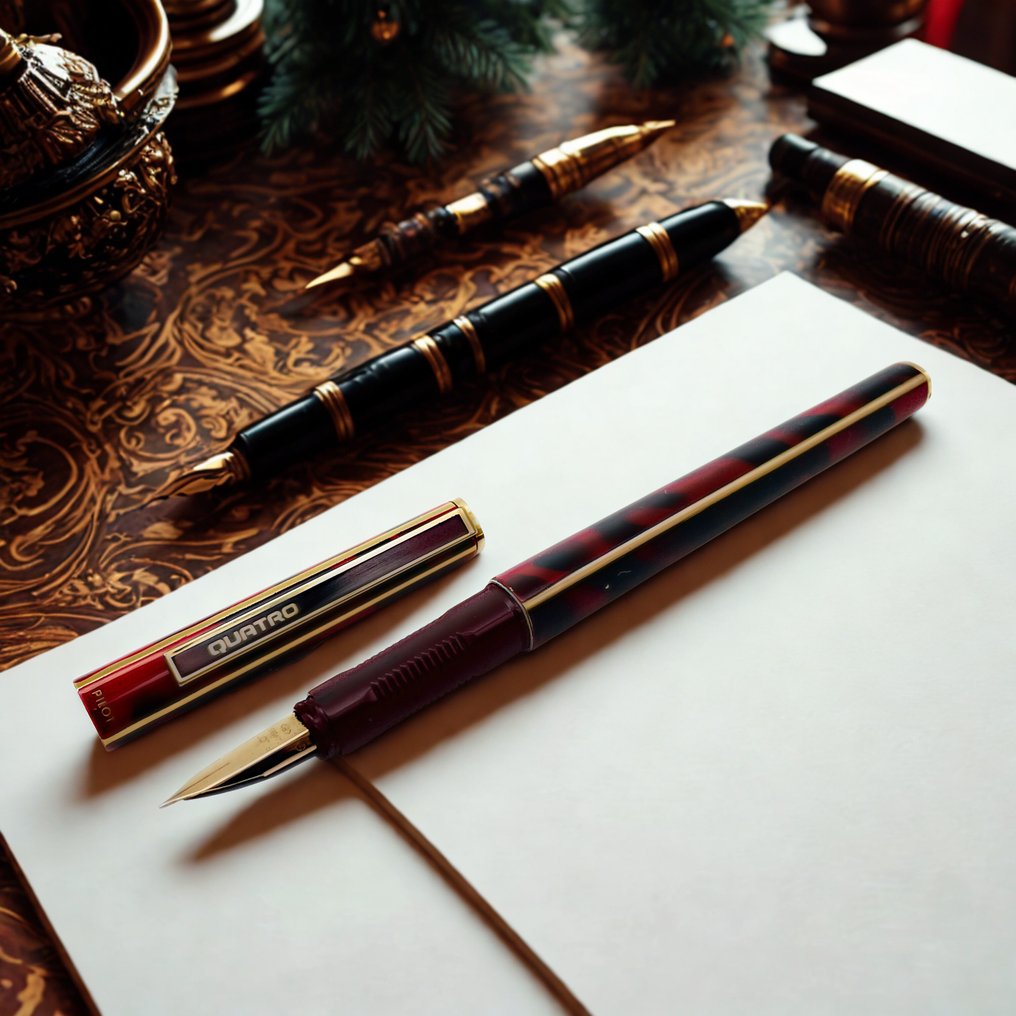 Pilot - QUATRO 14K Gold 585 - No reserve price - Fountain pen #1.0