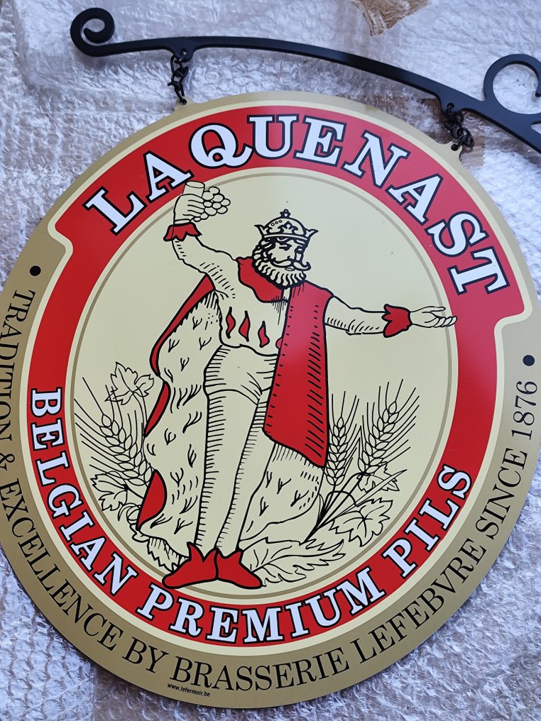 Brasserie Lefebvre - LAQUENAST - Διαφημιστική πινακίδα - Σφυρήλατος σίδηρος #1.0
