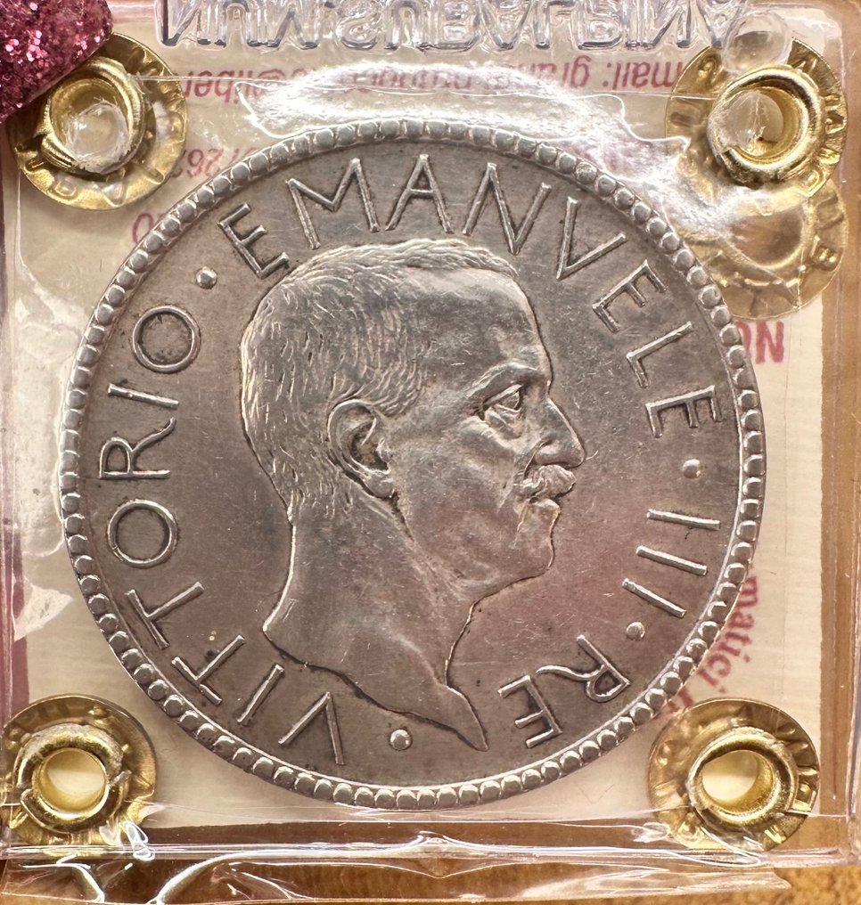 Włochy, Królestwo Vittorio Emanuele III. 20 Lire 1927 "Littore" #1.0