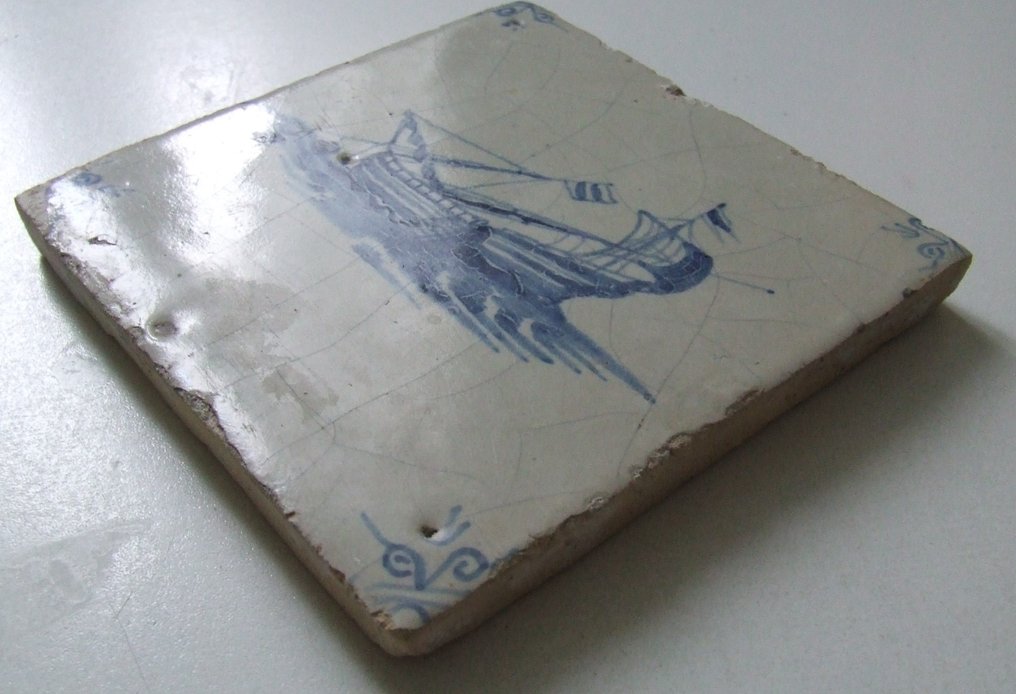  瓦 - 渔船或哈林布伊斯-罕见。 - 1600-1650年  #2.1