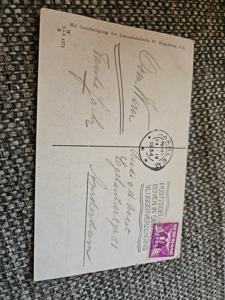 荷兰 - 米老鼠 Disney 30年代 - 明信片 (2) - 1934-1934 #1.0