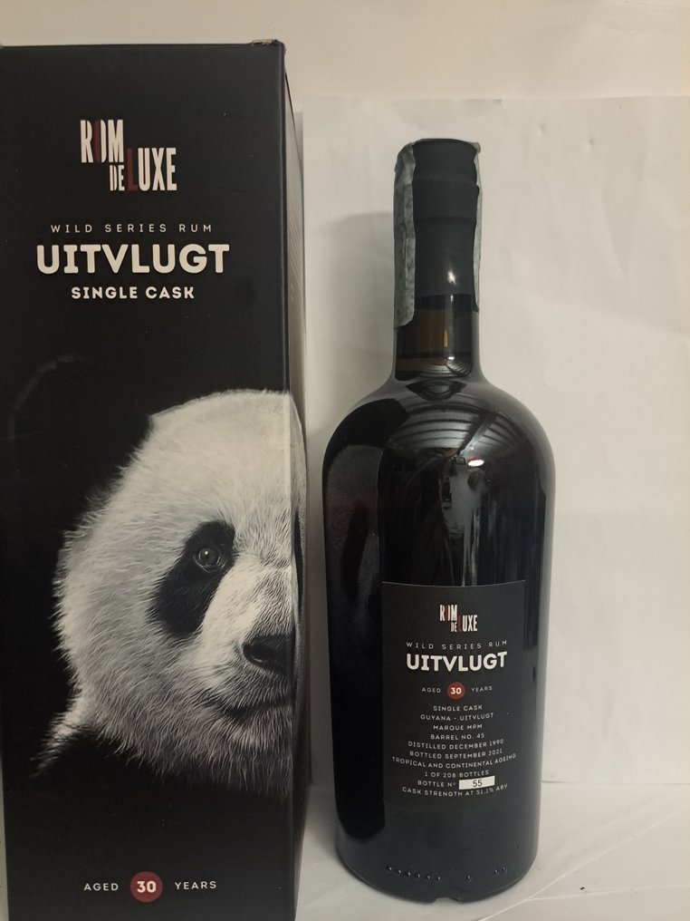 Uitvlugt 1990 30 years old Rom de Luxe - Wild Series No. 19 - MPM - Cask 45   - b. 2021  - 70 cl #3.2