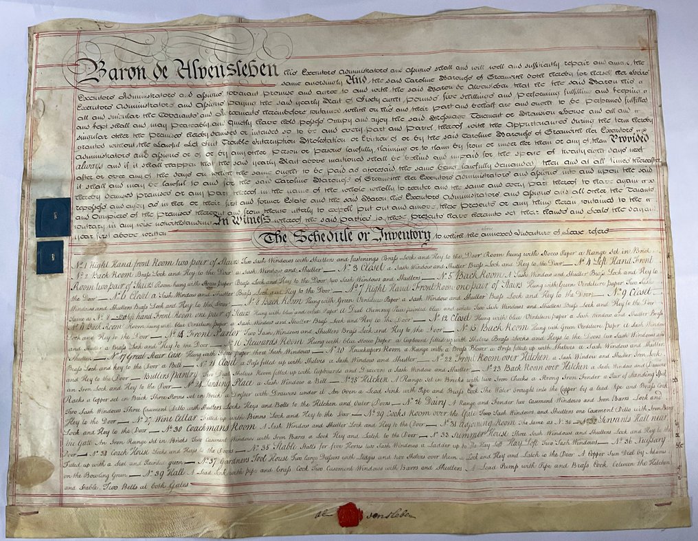 英國 - 文件 - Historical vellum document - 1795 #1.0