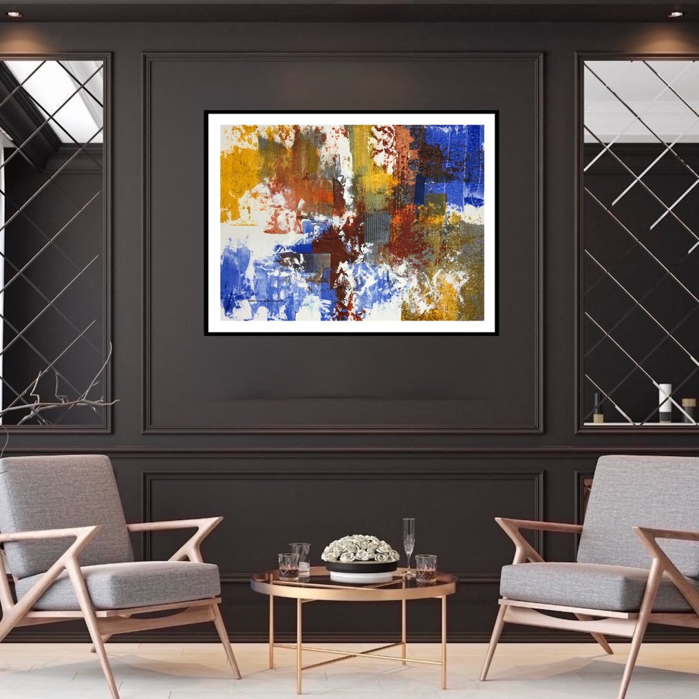 Dam Domido - Abstraction 25 260 -   130 x 95 cm #4.3