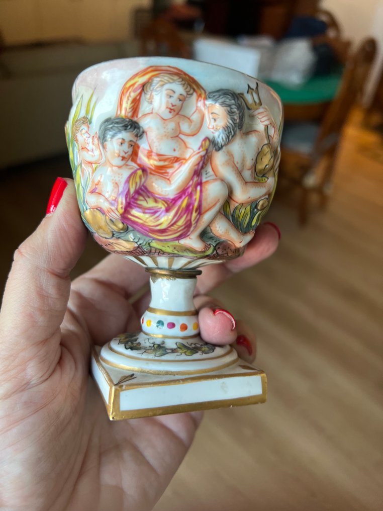 Capodimonte - Goblet - Ceramic #4.3