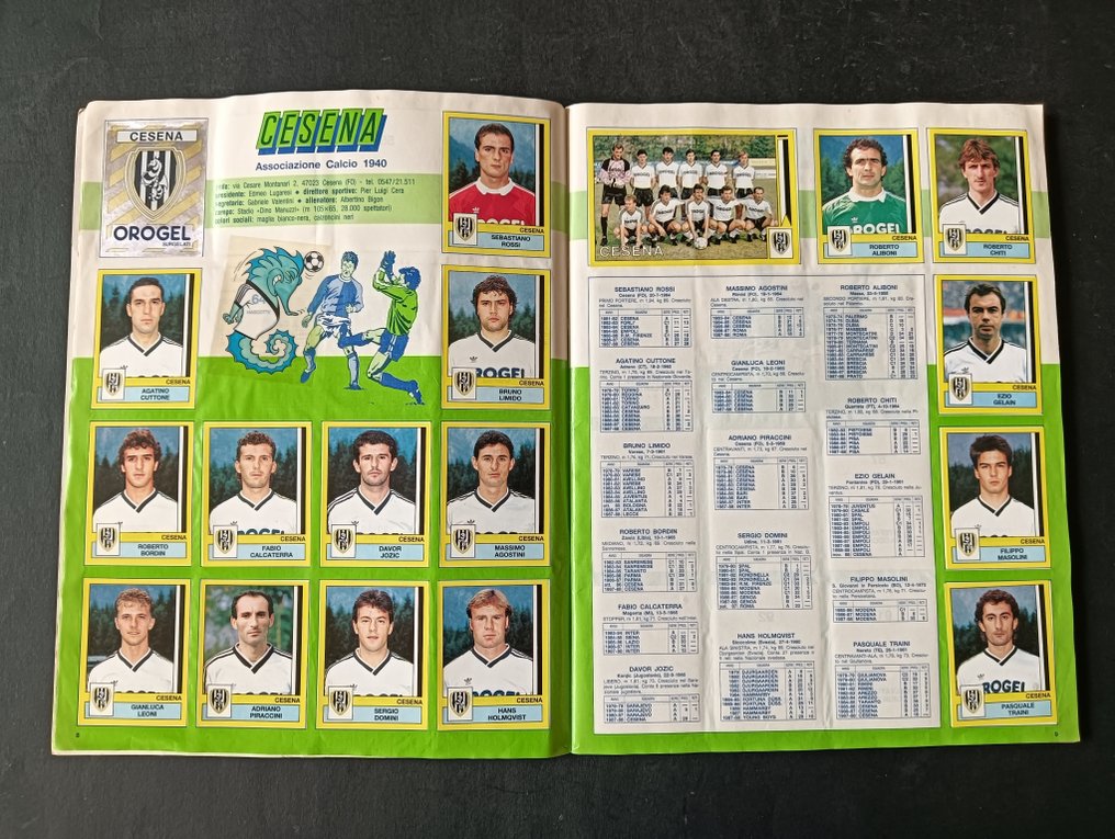 Panini Calciatori 1988/89 completo con cedola - 1 Ολοκληρωμένο άλμπουμ - Excellent (EX) #2.1