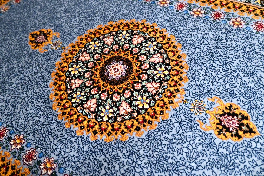 Luksuriøst silke - Teppe - 90 cm - 60 cm - ubrukt tilstand #4.3