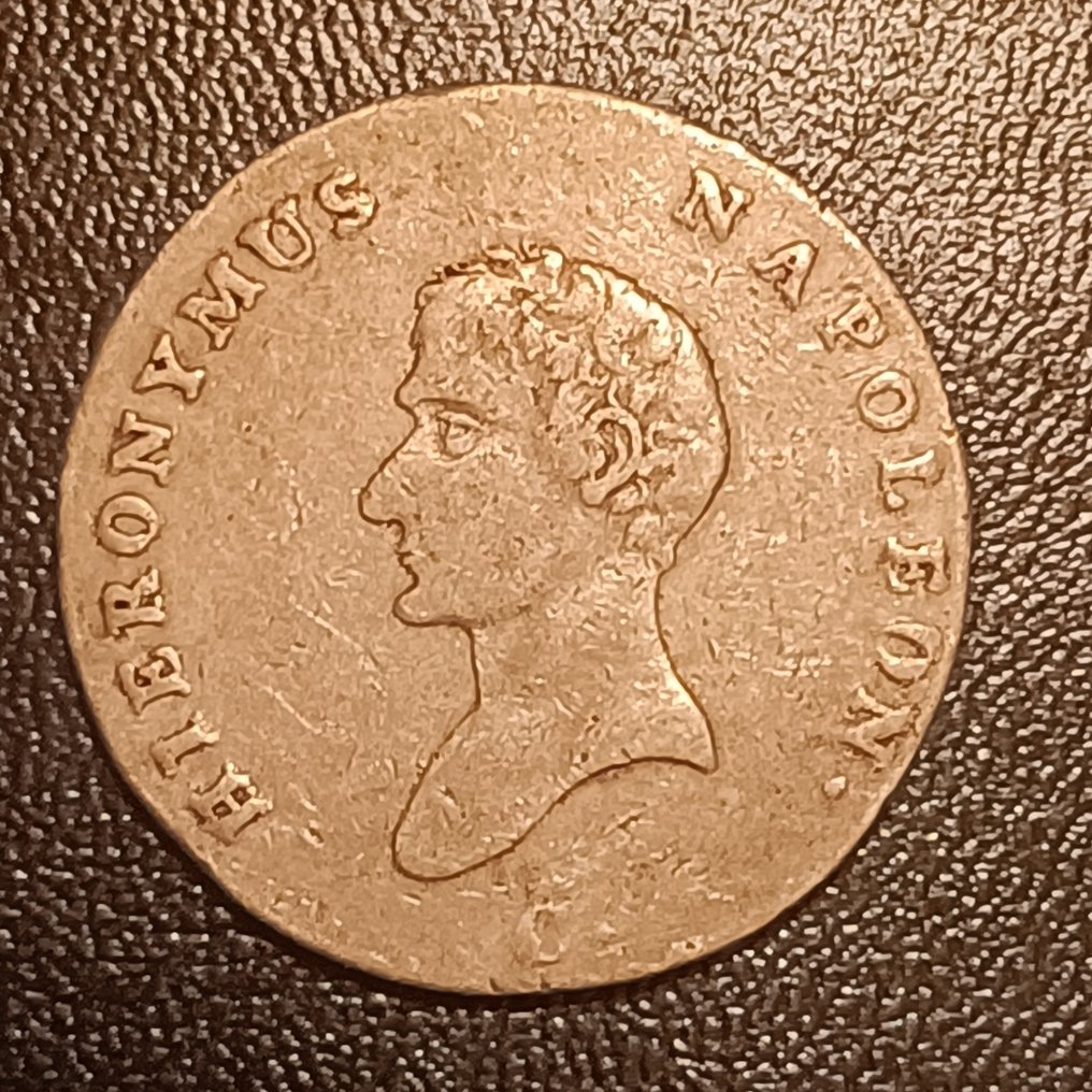 德國, 威斯特伐利亚. Jérôme Napoléon. 2/3 Thaler 1809 #1.0