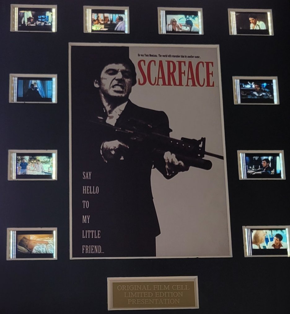 Człowiek z blizną - Framed Film Cell Display with COA #1.0