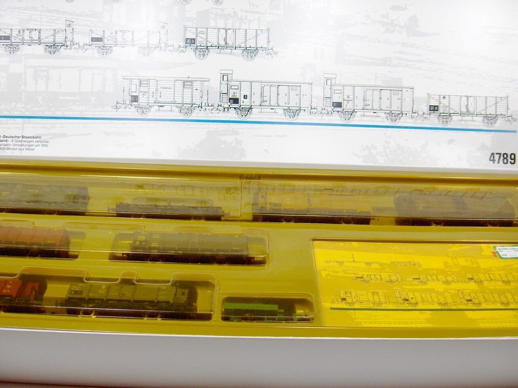 Märklin H0 - 4789 - Model train freight wagon set (1) - Freight set from the German State Railway - Deutscher Staatsbahn #3.2