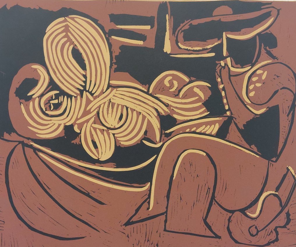 Pablo Picasso (1881-1973) - Liegende und Picador #1.0