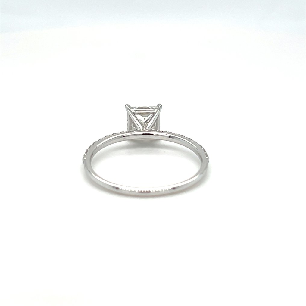 Ingen reservasjonspris - Ring - 14 karat Hvitt gull - 1.31ct. tw. Diamant (Lab-dyrket) - Diamant #4.3