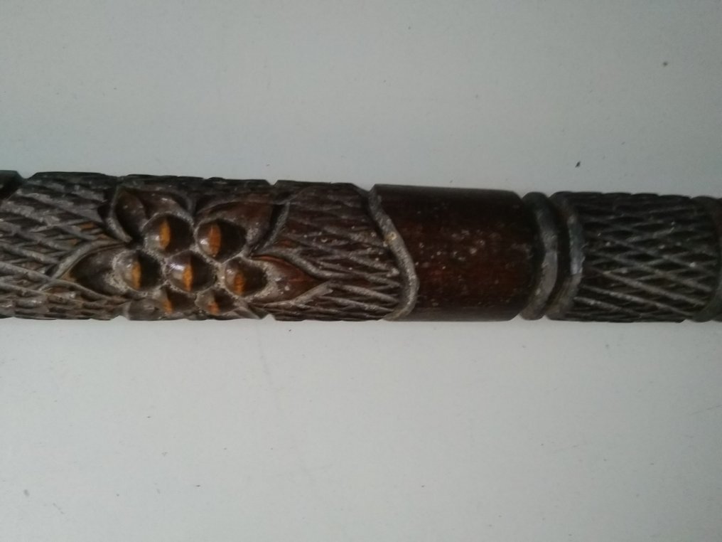 Walking stick  (2) - Wood, brass #4.3