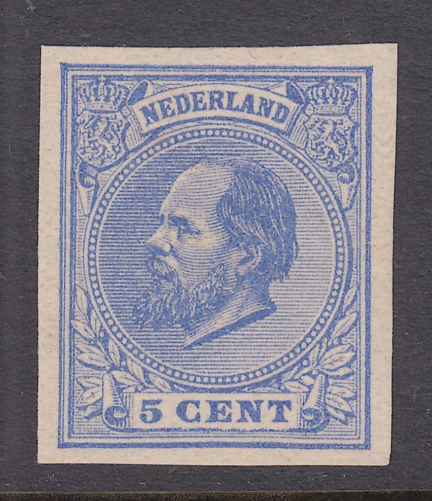 Nederland 1872 - Koning Willem III, ugjenngjeld. - NVPH 19v #1.0