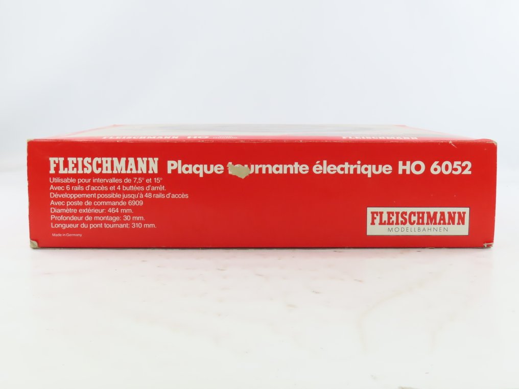 Fleischmann H0 - 6052 - Spår för modelltåg (1) - Elektrisk roterande skiva med 6 ingångar/utgångar, kan även användas för växelström. #4.3