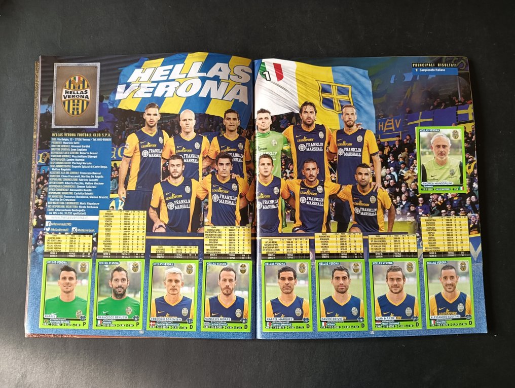 Panini Calciatori 2014-2015 completo con aggiornamenti - 1 Ολοκληρωμένο άλμπουμ - Excellent (EX) #4.3