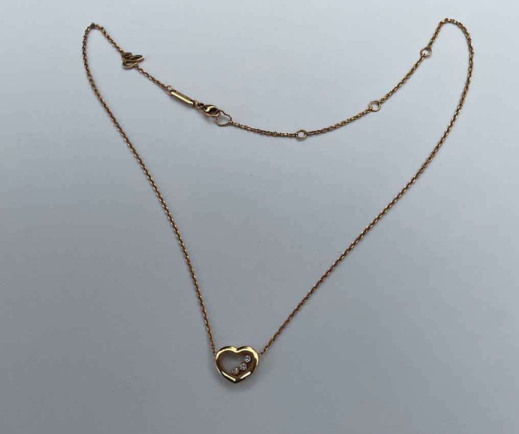 Chopard - Στολίδι στήθους - Happy Diamonds - 18 καράτια Ροζ χρυσό -  0.12ct. tw. #2.1