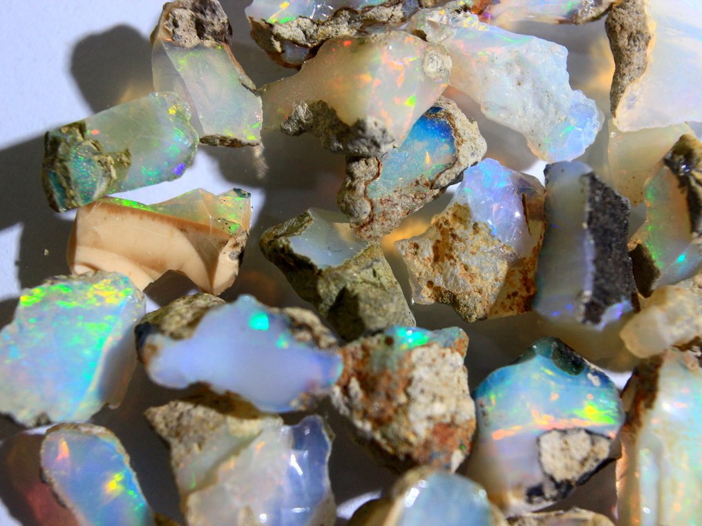 Cts. 51,0 Οπάλες από την Αιθιοπία Τραχύ- 10.2 g #2.1