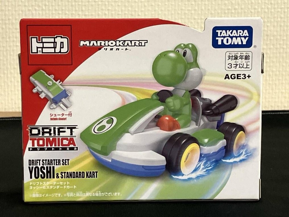 Takara Tomy - Παιχνίδι Takara Tomy Drift Tomica – Yoshi & Standard Kart (Mario Kart) – Unopened Starter Set - 2000-2010 - Ιαπωνία #1.0