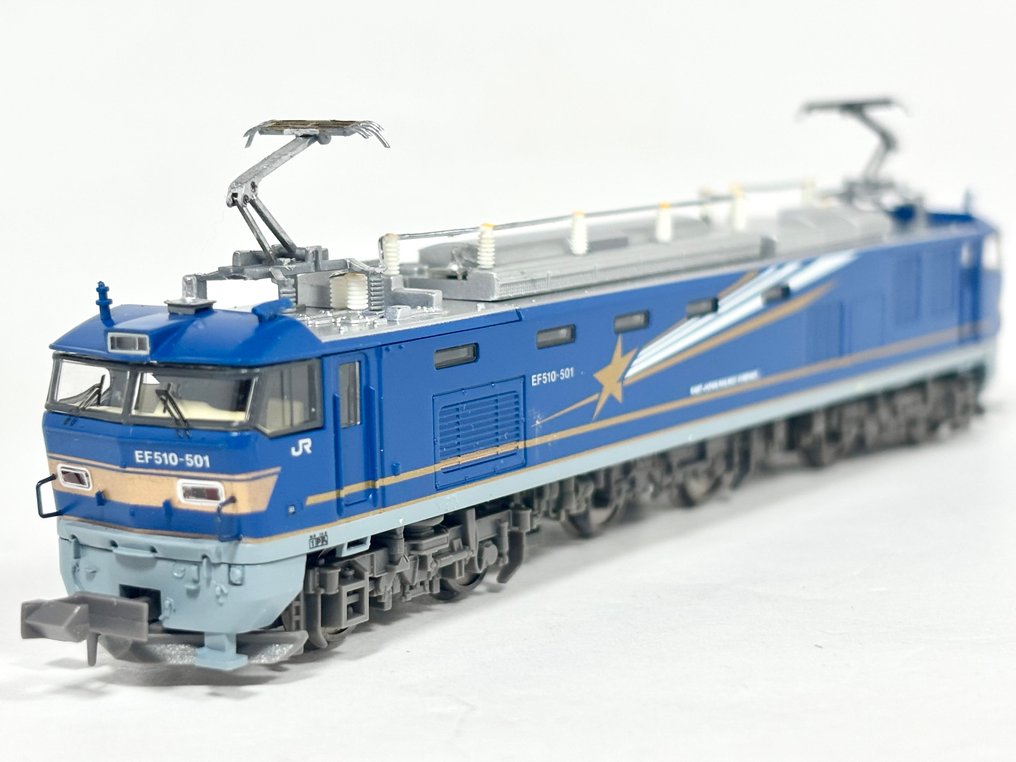 MICROACE N - A1162 - Modelltåg (1) - EF510-501 – Tabata Depot / Blue Train Locomotive (driven) - JR #1.0