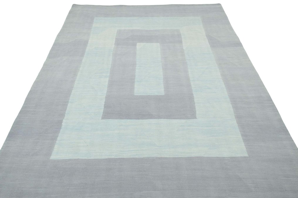 手工编织设计师Kelim - 阿富汗编织 - 凯利姆平织地毯 - 286 cm - 203 cm #1.0