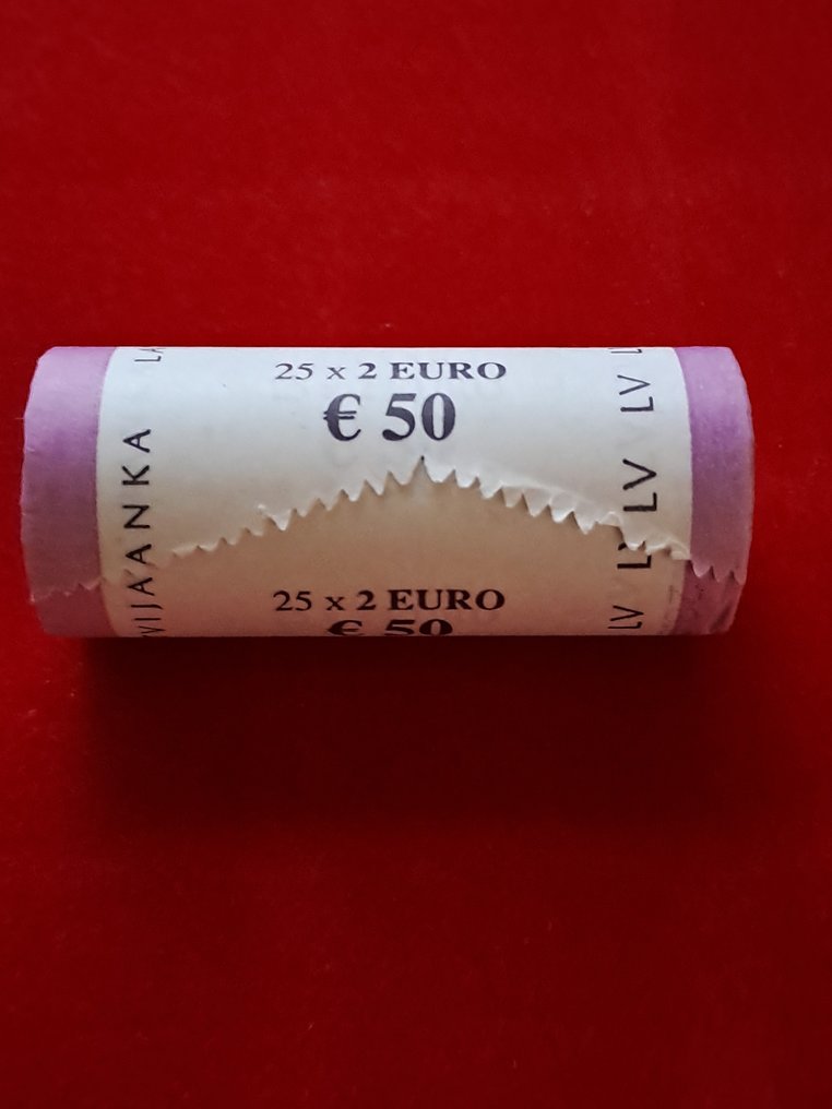 Latvia. 2 Euro 2020 "Latgalian Ceramics" (25 monedas) em rolo (No reserve price) #3.2