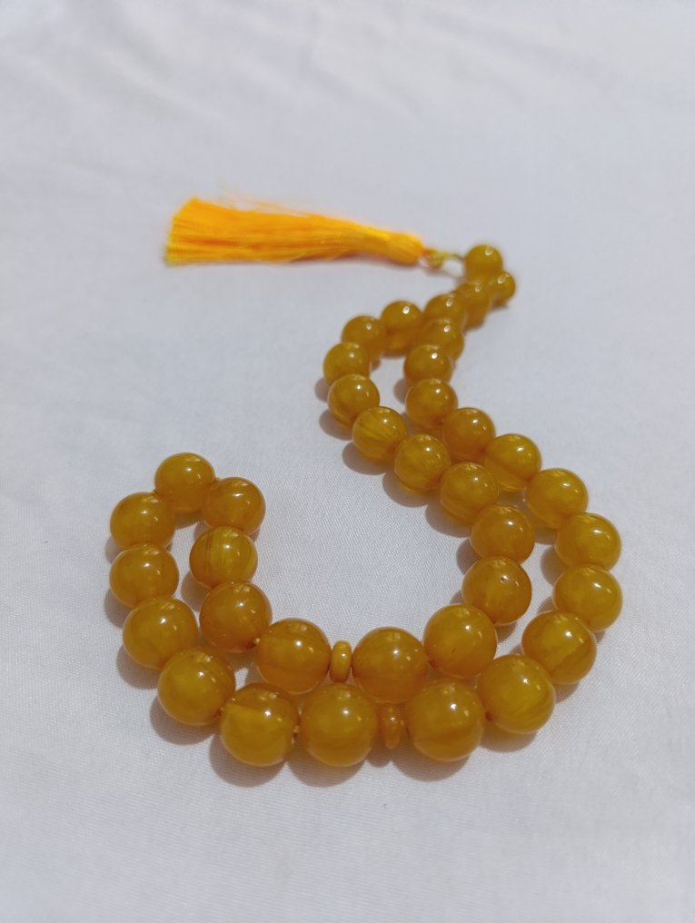  天主教念珠 - 琥珀 - 1970-1980 - 稀有的祈祷念珠  #4.3