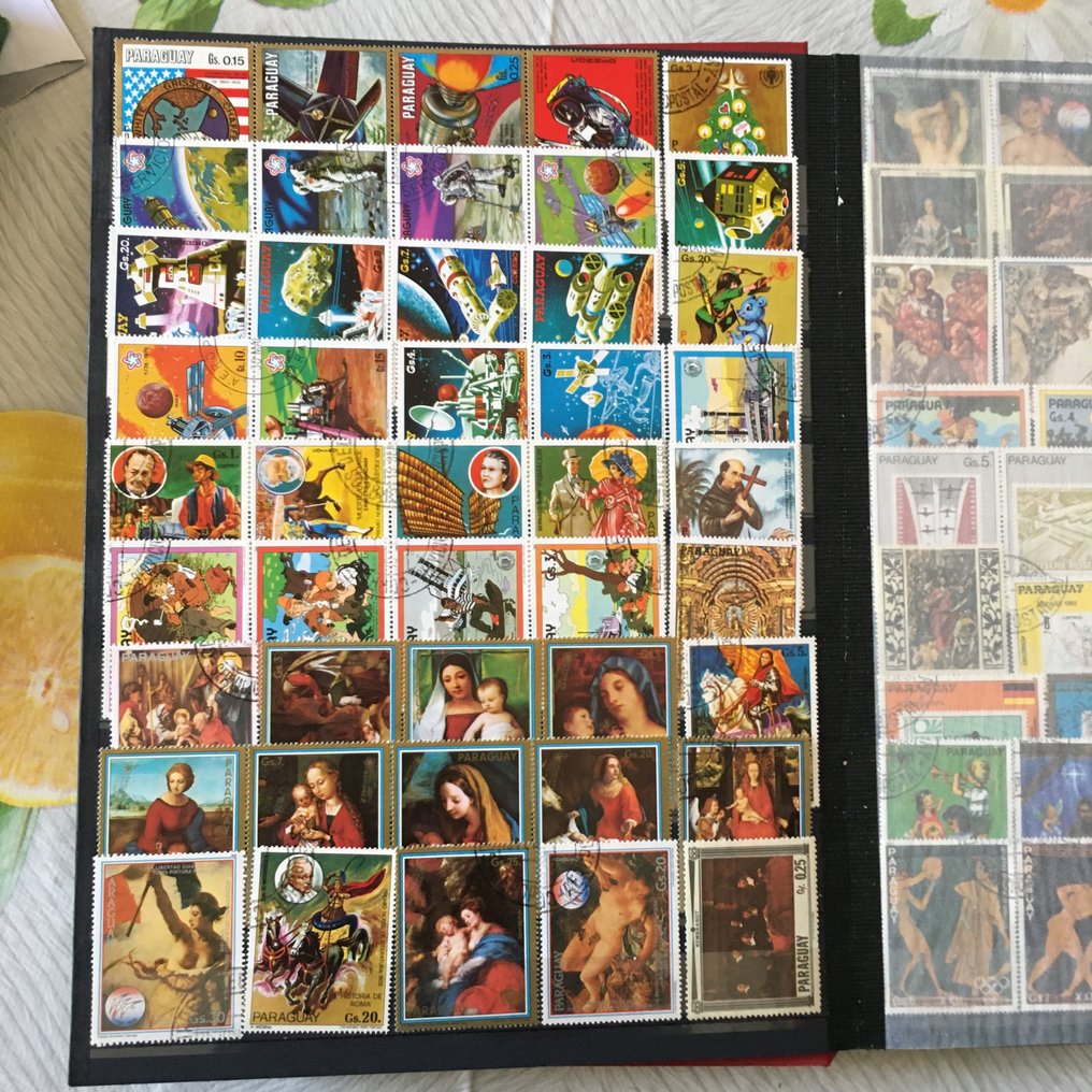 世界  - 贝拉世界邮票收藏，包括二手和全新邮票，国家：巴拉圭、越南、英国。 #3.2