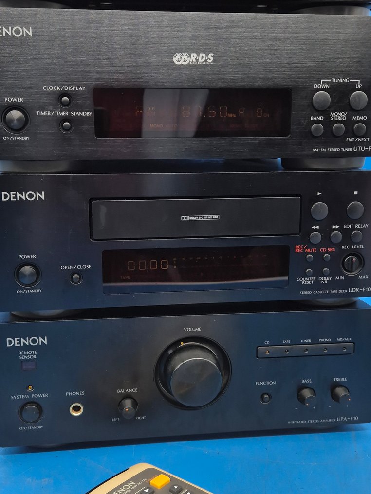 Denon - F10 系列——配备放大器、CD 播放器、调谐器和磁带机的 HiFi 完整系统 高保真音响套装 #4.3