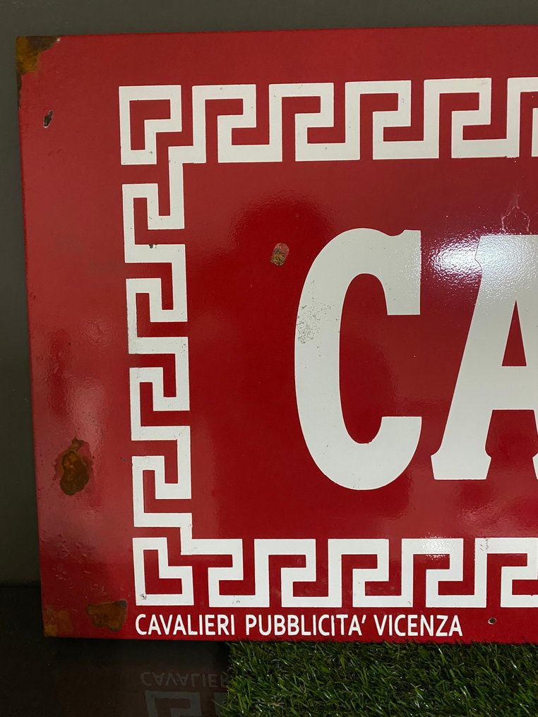 Vintage-Campari-Schild - Werbeschild - Eisen #3.2