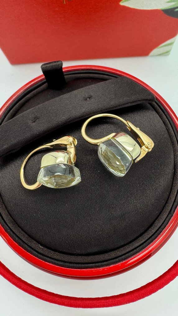 Pomellato - Σκουλαρίκια - Nudo - 18 καράτια Κίτρινο χρυσό Τοπάζιο #3.2