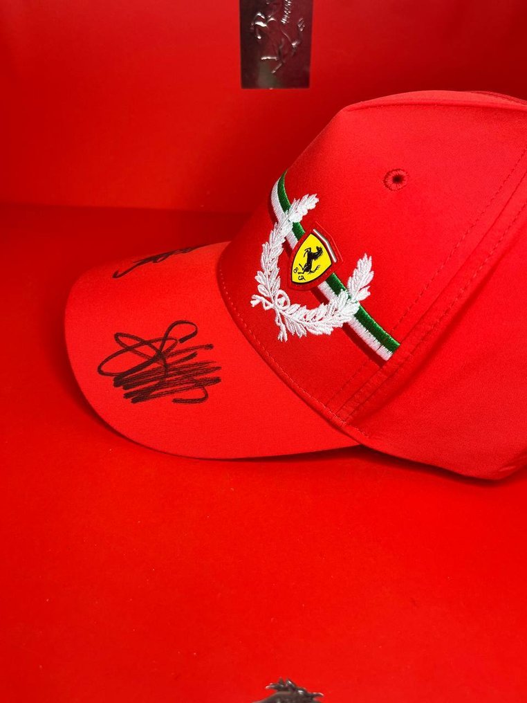 法拉利 - 官方SF帽 - Charles Leclerc - Sebastian Vettel - 運動帽 #4.3