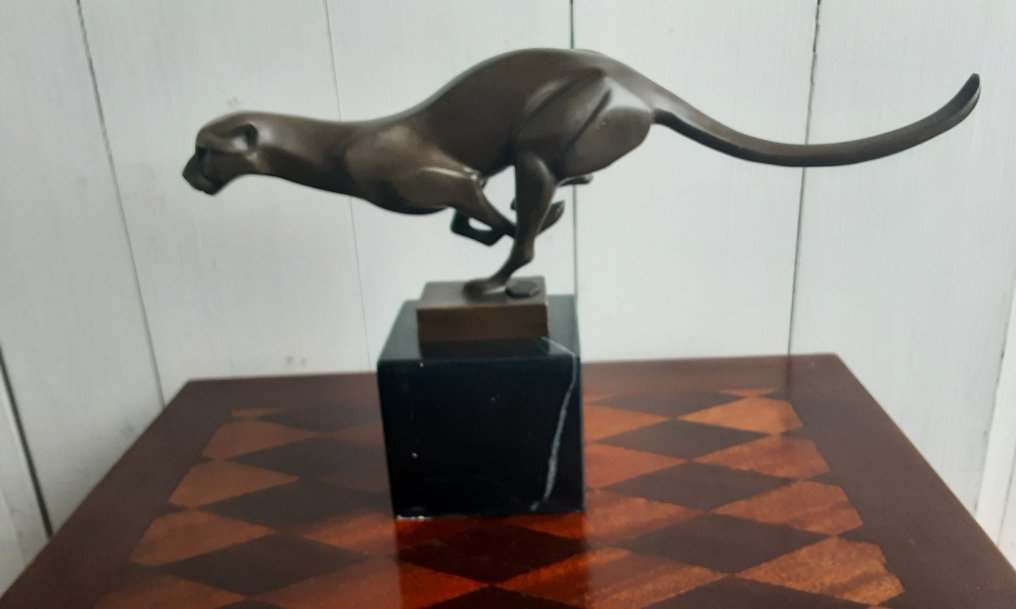 Posąg, Onbekend - 7 cm - brąz marmur #1.0