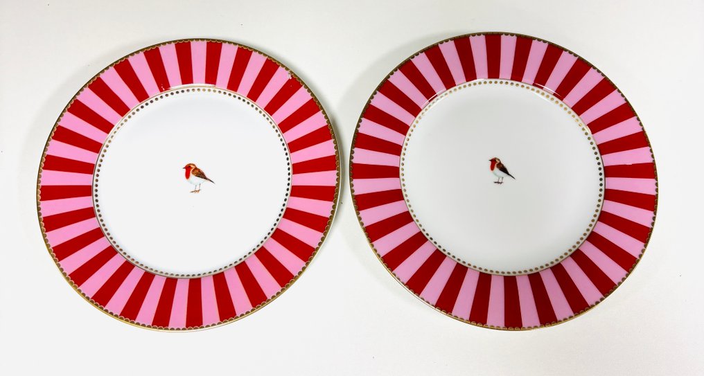 Pip Studio - Σετ δείπνου (8) - Πορσελάνη - Ερωτευμένα πουλιά #1.0