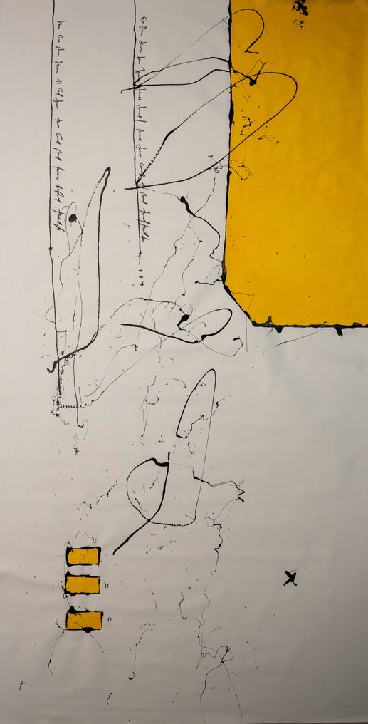 Laura Pinchete - Desestructuras en blanco y amarillo II XXXL #2.1