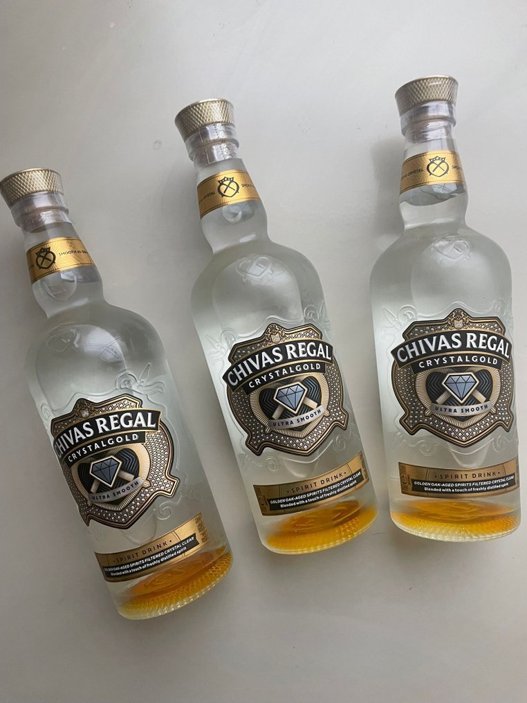 Chivas Regal - Crystal Gold  - 700ml - 3 flasker #1.0