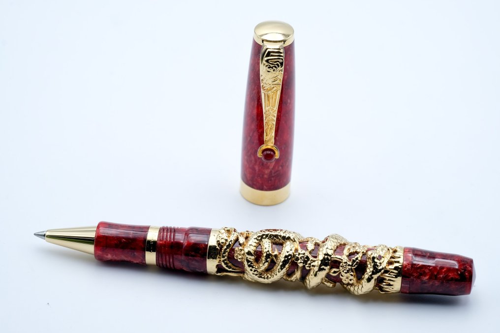 Montegrappa - Snake - (SAMPLE/888) (ISHRNRSS) - 滚珠笔 #1.0