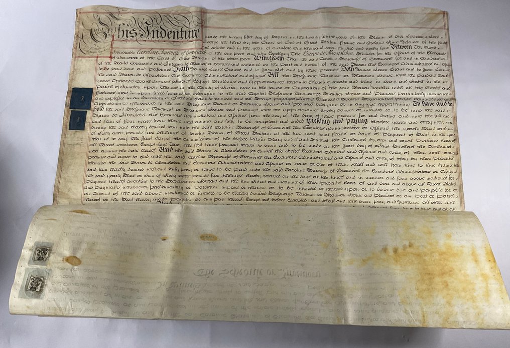 英國 - 文件 - Historical vellum document - 1795 #2.1