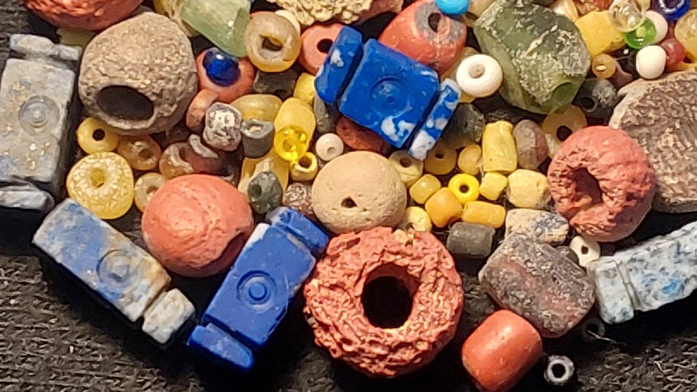 古埃及到罗马 玻璃 超过100个古老的珠子  (没有保留价) #2.1