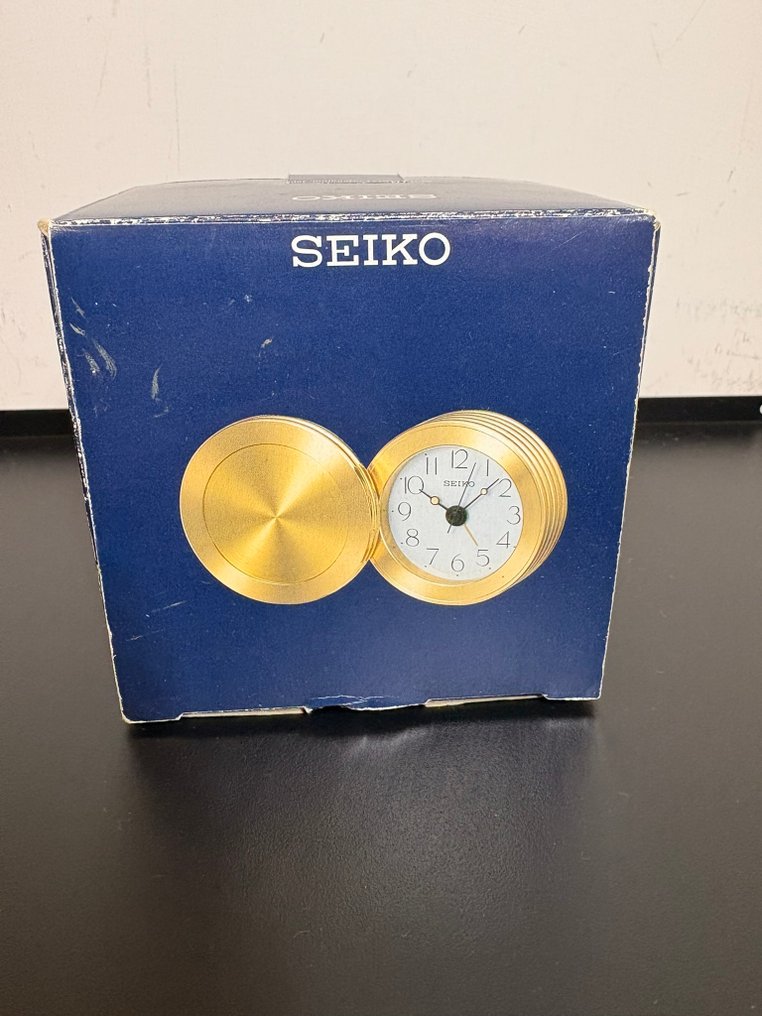 Ρολόι ταξιδιού - Seiko -   Ορείχαλκος - 2000-2010 - Βιτρίνα Ταξιδιωτικού Ρολόι Vintage #4.3