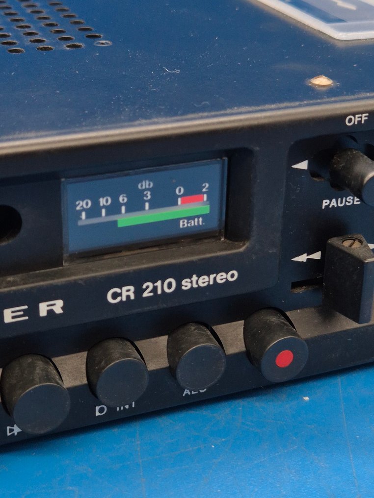 Uher - CR 210 – Metall und Kunststoff, Werke München, Vintage 1970er Jahre Cassette recorder-player #2.1