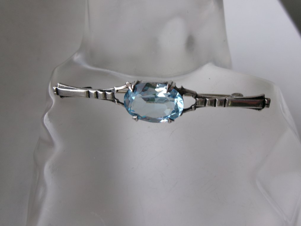 Silber - Brosche - Art Deco #3.2