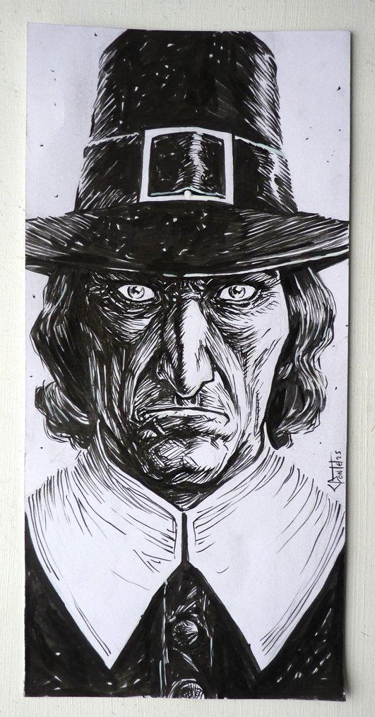 Pontet, Cyril - 1 Original drawing - R.E Howard - Solomon Kane - 2025 #1.0