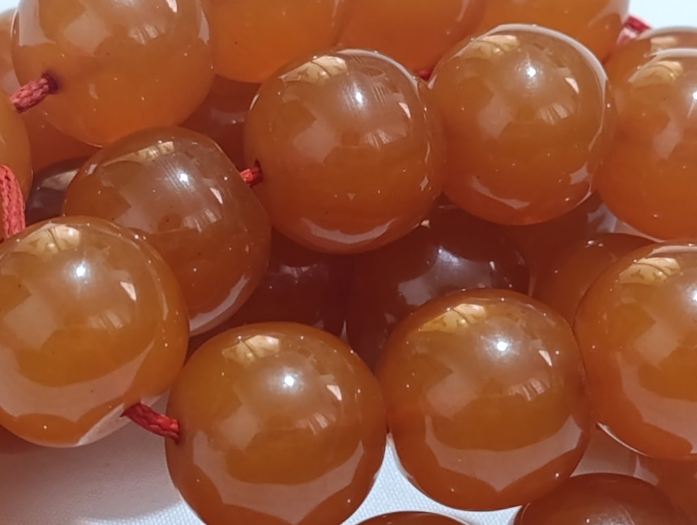  誦經念珠 - 琥珀 - 1970-1980 - 稀有的祈祷念珠  #2.1