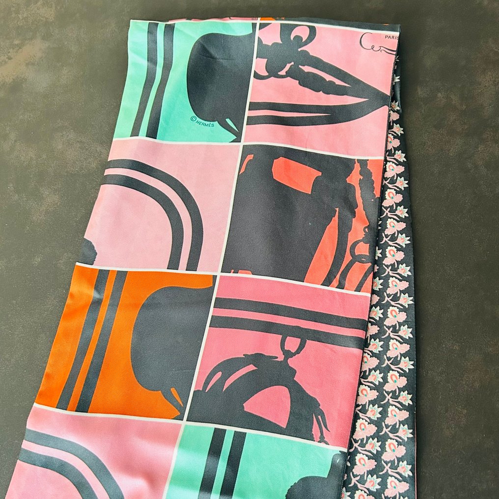Hermès - BRIDES de GALA Maxi Twilly Silk Scarf - Eșarfă #3.2